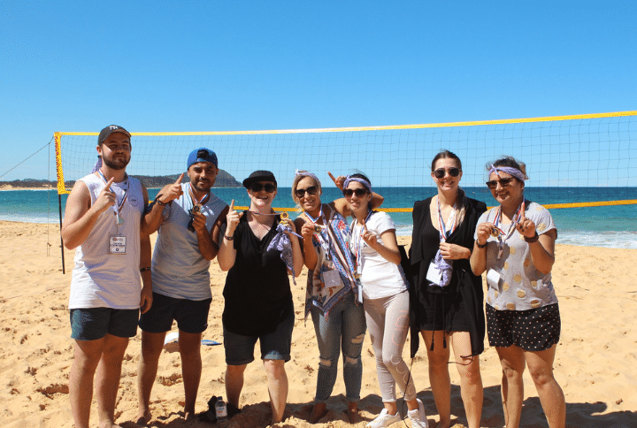 Corporate Team building Beach Olympics