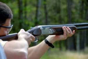 Laser Clay Shooting Team Building Event