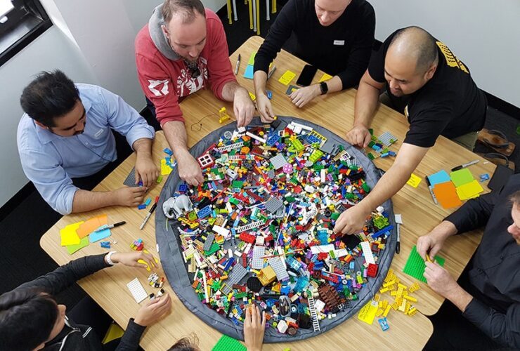 Team lego indoor team building