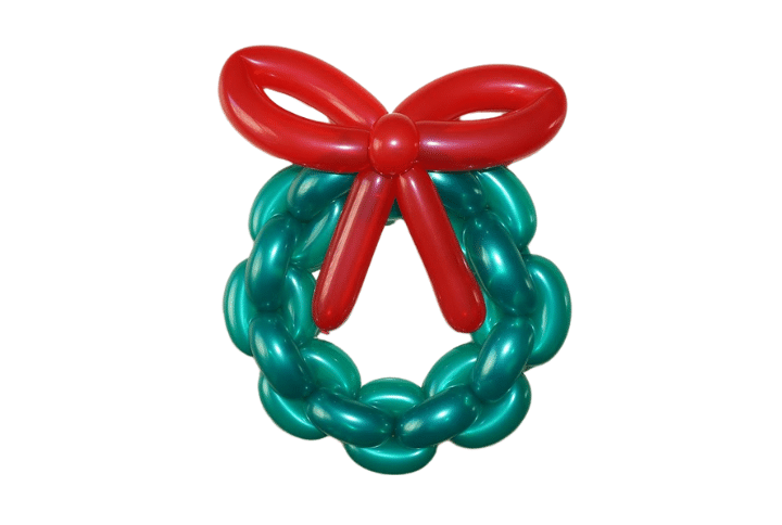 Gingerbread House Christmas Challenge Balloon Wreath
