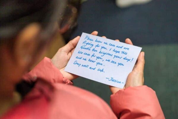 The Good Box - handwritten note